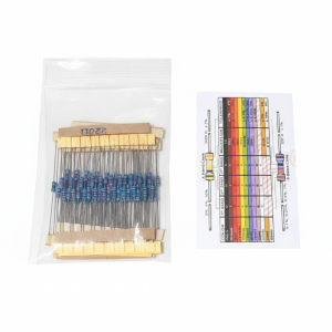 Kit Resistor 1/4W - 100 Carbon Resistors 1% Tolerance 1/4W