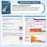 CBSE Coding, AI, Robotics and Computer Book Class 8 Edition 2 for Academic Year 2025-26 | Skillful Minds